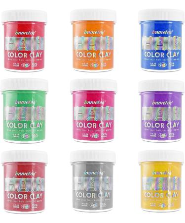 immetee Temporary Hair Color Wax Hair Dye Wax for Kids Adult DIY Hair Color for Party Cosplay Christmas Makeup Wash Out Easily. (3.38 Fl oz/100ml) (RED) - Buy Online on GoSupps.com