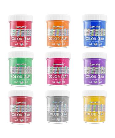 Immetee Hair Color Wax - Temporary Washable Hair Tint for Kids & Girls | Perfect for Christmas Parties & Cosplay - 100g Clay Yellow - Buy Online on GoSupps.com