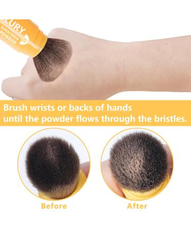 Buy Sunscreen Setting Powder SPF 35 - Mineral Brush Powder for Oil Control & Natural Matte Finish | Lightweight Translucent Loose Powder for All Skin Types - Buy Online on GoSupps.com