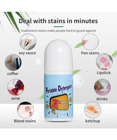 50ML Portable Powerful Decontamination Cleaning Pen Cloth Oil Stain Remover Fabric H3T3 Household Cleaner Dust Brush for Travel - Buy Online on GoSupps.com