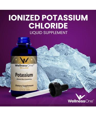 Potassium Liquid Supplement for Metabolic Function & Immune Support - 1.67 fl Oz - Buy Online on GoSupps.com