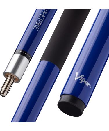 Viper Graphstrike 58 2-Piece Fiberglass Graphite Composite Billiard/Pool Cue - Blue - Buy Online on GoSupps.com
