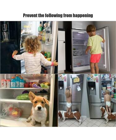 Refrigerator Locks Child Safety Locks 2 Packs Home Fridge Locks Toddler Baby Kids Safety Freezer Door Locks Baby Proofing Cabinet Locks with Strong Adhesive No Tools or Drill Need Grey - Buy Online on GoSupps.com
