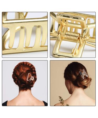 Akamino Metal Hair Claw Clips - 8 Pack Hair Accessories for Women - Small Hair Pins for Half Bun Hairstyles - Ideal for Thick Hair - Buy Online on GoSupps.com