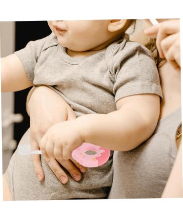 Healvian Pink Toddler Toothbrush | Portable Silica Gel Cleaning Brush | 1 Pack - Buy Online on GoSupps.com