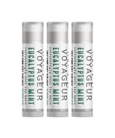 Voyageur Eucalyptus Mint Lip Balm - Set of Three