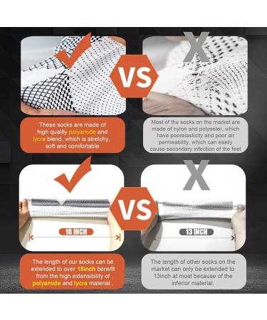 Neuropathy Socks for Men & Women | Compression Relief for Heel Pain & Plantar Fasciitis - Buy Online on GoSupps.com