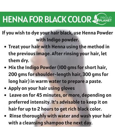 USDA Certified Organic Henna Powder for Hair Dye - 8oz | Natural Lawsonia Inermis Mehndi Powder by Proud Planet - Buy Online on GoSupps.com
