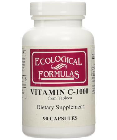 Ecological Formulas - Vitamin C-1000 from Tapioca 90 caps Health and Beauty 