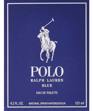 Polo Blue by Ralph Lauren Eau De Toilette Spray 4.2 oz - Fresh Basil Scent - 4.2 Fl Oz - Buy Online on GoSupps.com