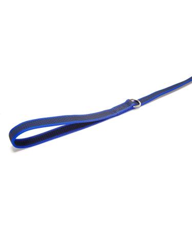 IDC Color & Gray Rubberized Dog Leash - 20mm x 2m with Loop & D-Ring - Blue-Grey - Durable International Shipping - Buy Online on GoSupps.com
