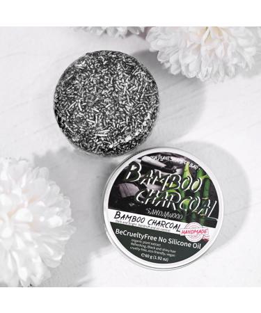  PUCHEN hair darkening shampoo black shampoo unisex charcoal shampoo women natural darkening bar black shampoo control black shampoo Puchen - Buy Online on GoSupps.com