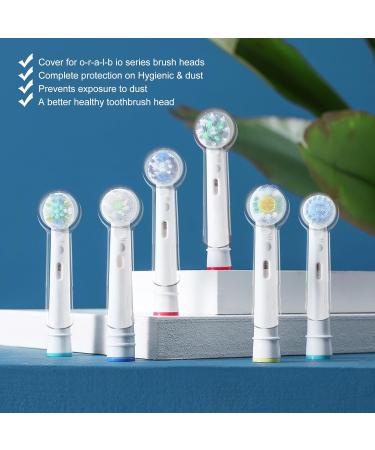 LOPHE Travel Portable Toothbrush Head Covers 8Pcs Plastic Toothbrush Head Protector Cap Dustproof Electric Toothbrush Protective Case for Home Outdoor Camping Hiking Travel Bathroom 8 Transparent - Buy Online on GoSupps.com