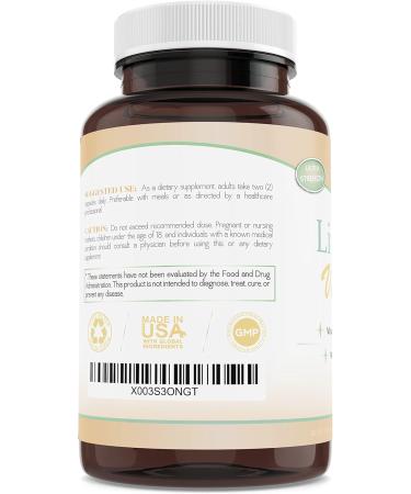 PrimaVita Liposomal Vitamin C 1400mg Capsules, Immune Support Supplement, High Absorption Vitamin & Antioxidant Fat Soluble Vitamin C Supplement (180 Capsules) - Buy Online on GoSupps.com