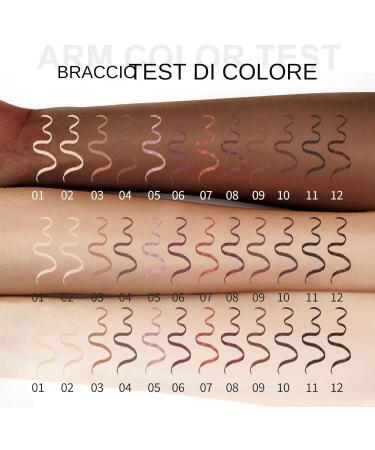 12 Colors Eyeliner Pencil Eyeliner Pen Eyes Makeup Pen Set 12 Colors Eyeshadow Pen 12 Colors Matte Natural Eyeliner Waterproof Eyeliner for Adults Women Makeup - Buy Online on GoSupps.com