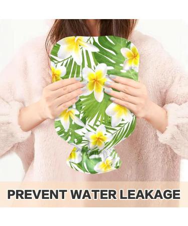 Tropical Leaves Hot Water Bottle 1L - BPA Free Pain Relief & Cold Compress - Buy Online on GoSupps.com