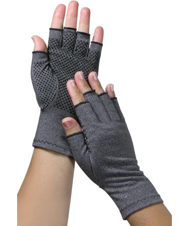 EasyComforts Light Compression Gloves with Grippers - Enhance Comfort & Grip | International Shipping Available - Buy Online on GoSupps.com
