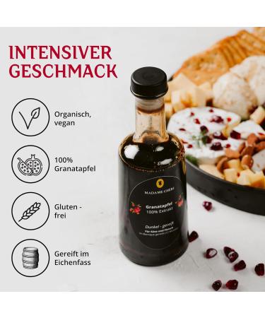 Madame Ch ri 100% Pomegranate Syrup - Authentic Turkish Nar Eksisi 250ml for Salad Dressings & Marinades - 9 Pack | International Shipping Available - Buy Online on GoSupps.com