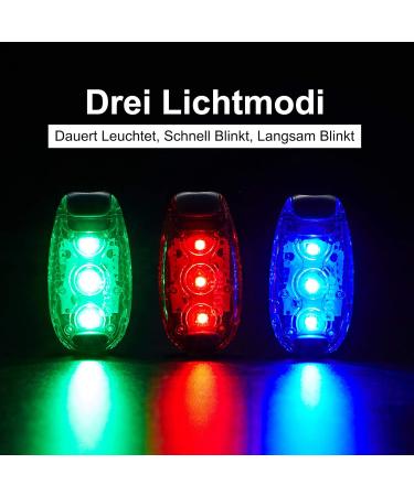 Dorlle LED Safety Light Set - Flashing Clips for Running & Child Safety - School Satchel & Sports Backpack with Bracelet - Ideal for Pets - International Shipping - Buy Online on GoSupps.com