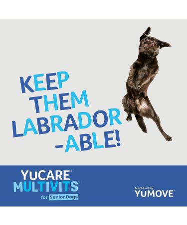 YuCARE MultiVits Supplement for Senior Dogs | 8-in-1 Daily Vitamins for Dogs Aged 8+ | 120 Multivitamin Chew 120 count - Buy Online on GoSupps.com