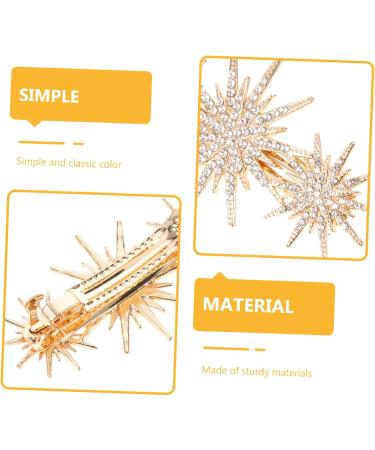 minkissy Hair Accessories Hair Clips Hair Barrettes Hair Clip for Girls Rhinestone Clip for Hair Decorative Hair Clip Women Hair Clip Clips for Hair Crystal Miss Hairpin Alloy - Buy Online on GoSupps.com