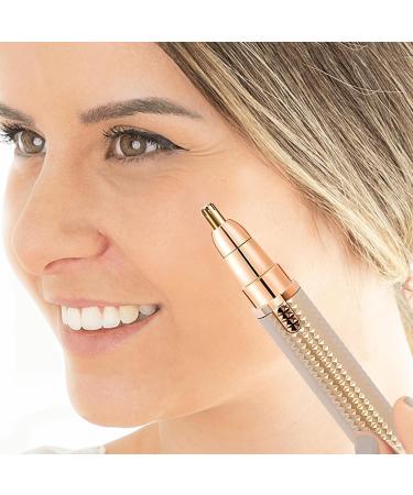 Facial hair remover hair removal device Eyebrow Shavers Efficient and Safe Electric TrimmersPortable and Practical Eyebrow Trimmer for Women Makeup and Facial Hair Gold - Buy Online on GoSupps.com