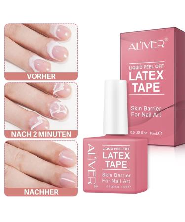 P-Beauty 2x Nail Shake 15ml - Quick-Drying Latex Peel Off Liquid Tape | Nail Polish Protector & Skin Guard for Perfect Manicures | International Shipping Available - Buy Online on GoSupps.com