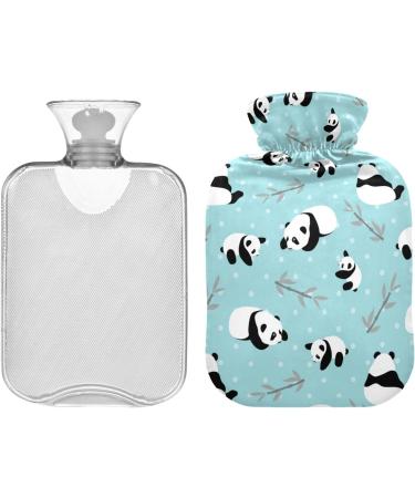 Cartoon Panda Bear Hot Water Bottle with Cover | 2L Heat Bottle for Pain Relief & Warm Compress - Hand & Foot Warmer - Buy Online on GoSupps.com