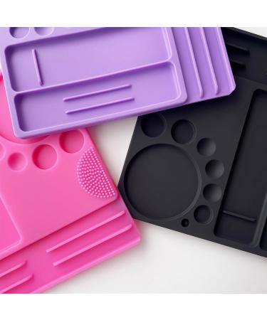 Buy Silicone Palette for Lash Lift & Brow Lamination - 9 Function Tray for Eyelash Lifting & Tint Mixing (Purple) - International Shipping Available - Buy Online on GoSupps.com