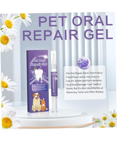 2Pcs Pet Oral Repair Gel 20g Pet Oral Repair Gel for Dogs Cats Pet Mint Breath Freshener Tooth Pen Removing Tartar Pet Toothpaste for Dog Cat - Buy Online on GoSupps.com