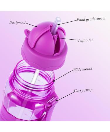 Sigdio BPA-Free Sports Drinking Bottle for Kids - Violet | Ideal for Home School & Outdoor Activities - Buy Online on GoSupps.com