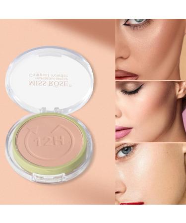 Makeup Powder - Silky Poreless Pressed Face Setting Powder Long Lasting Portable Makeup for Oily and Combination Skin Daily Travel Qiongni - Buy Online on GoSupps.com