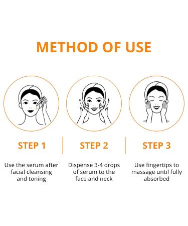 Super Vitamin C Serum Anti-Aging Hydrating & Brightening with Vitamin E & Hyaluronic Acid | Retinol Serum for Mature Skin | 1 Fl Oz - Buy Online on GoSupps.com