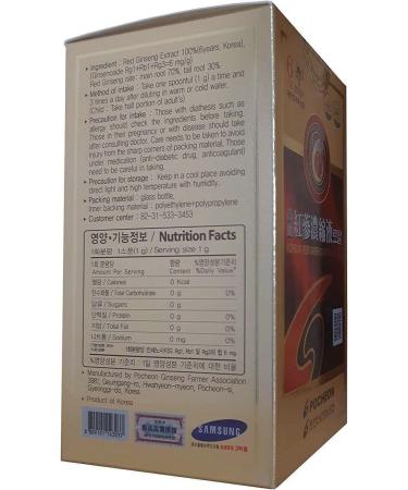 Pocheon 240g 100% Pure Korean 6Years Root Panax Red Ginseng Extract - Natural Immune Support | 70% Solid State Saponin - Buy Online on GoSupps.com
