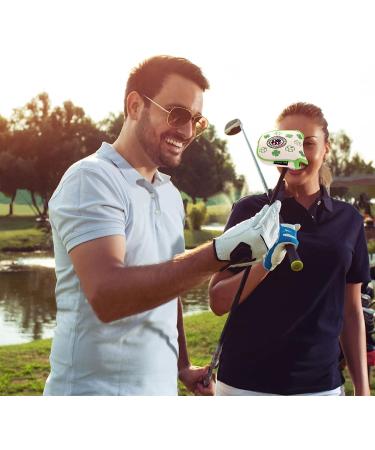 Big Teeth Golf Head Covers - PU Leather Lucky Clover Design for Woods and Putter - Fits Taylormade, Titleist, Square Mallet - 460cc Driver, Fairway, Hybrid - Club Protector - Buy Online on GoSupps.com