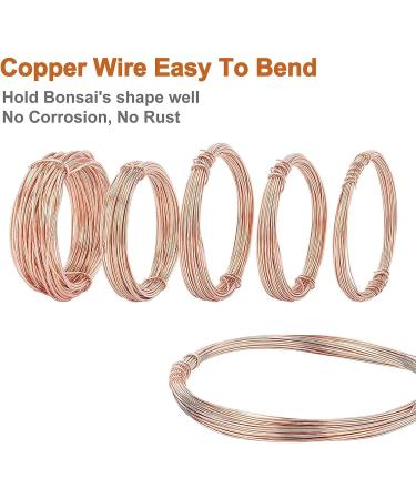 BENECREAT 12 Rolls of 196ft Dead Soft Copper Wire | Various Gauges for Jewelry Making - Buy Online on GoSupps.com