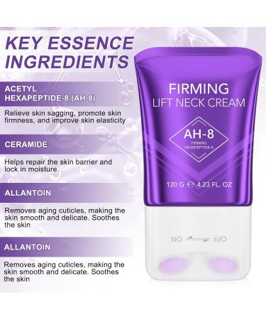 QRZBPZWE AH-8 Firming Neck Cream Firming Improving and Smoothing Skin Comfortable Body Care AH-8 Neck Cream Comfortable Care for Women/Men 4.23 Fl Oz - Buy Online on GoSupps.com