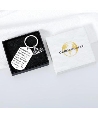 Class of 2023 Graduation Gift Keychain for Him/Her - Inspirational Gift for Students, Medical/Nursing Graduates, Son/Daughter - Ideal for Middle/High School, College, Ph.D., Master Programs - Buy Online on GoSupps.com