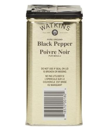 Watkins Gourmet Black Pepper 6 oz. Ground Spice Tin - 1-Pack - Buy Online on GoSupps.com