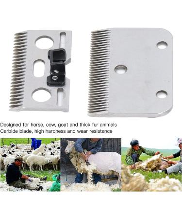 Risegun Horse Shears Replacement Blades 35 Tooth Professional Carbide Clipper Blades Horse Clipper Replacement Blade Carbide Livestock Hair Trimmer Universal Blades for Horse Equine Goat Pony Cattle - Buy Online on GoSupps.com