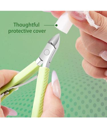 Nails Care Cuticle Trimmer With Soft Rubber Handle Full Jaw Cutter For Accurate Cuticle Removal Professional Nails Tool - Buy Online on GoSupps.com