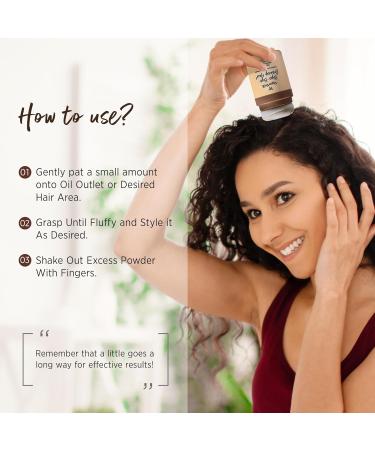 Dry Shampoo Powder for Women - Natural Non-Aerosol Travel Size for Dark Hair (12g) | Refresh Your Look - Buy Online on GoSupps.com