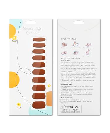 JMEOWIO Nail Foil - Self-Adhesive Solid Color Gel Nail Stickers for Stunning Nail Design - International Shipping Available - Buy Online on GoSupps.com