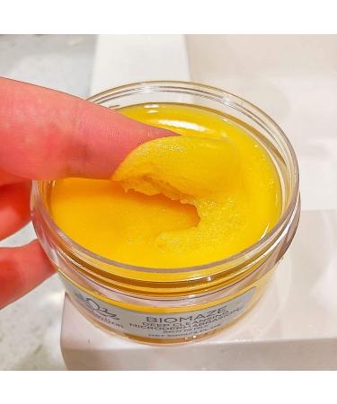 YUNASENCE Biomaze Natural Microdermabrasion Balm to Milk Cleanser | Melting Cleansing Balm with Shea Butter Sea Buckthorn & Vitamin E for Radiant Skin - Buy Online on GoSupps.com