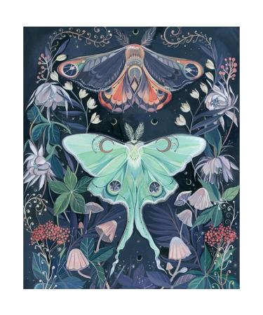 FILASLFT Diamond Painting Paint by Diamonds for Adults  Diamond Art with Accessories & Tools Wall Decoration Crafts Relaxation and Home Wall Decor 12 x 16inch A-Luna Moth
