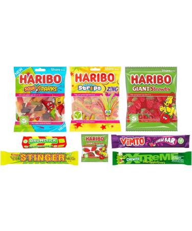 Candy Gift Vegetarian Sweets Hamper Gift Box Present for Birthday Favors Fathers Day Party Favours - Favourite Candy - Buy Online on GoSupps.com