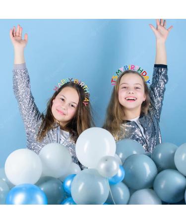 Zuqabio 2 Pack Happy Birthday Crowns for Women and Girls - Colorful Birthday Headbands and Hair Accessories - 'It's My Birthday' Headpiece for Birthday Decorations - Buy Online on GoSupps.com