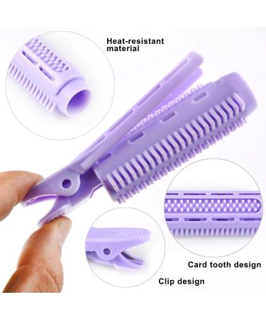 6PCS Instant Hair Volumizing Clip for Women - DIY Hair Curlers for Natural Fluffy Hair - Purple, Long/Short Hair Root Lift Styling Tool - Buy Online on GoSupps.com