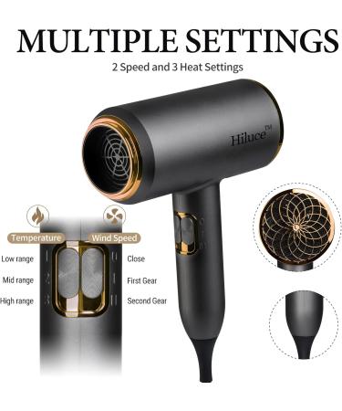 Ionic Hair Dryer with Diffuser - 1875W Professional Fast Drying Low Noise Lightweight Blow Dryer for Damage-Free Hair - Shop Now - Buy Online on GoSupps.com