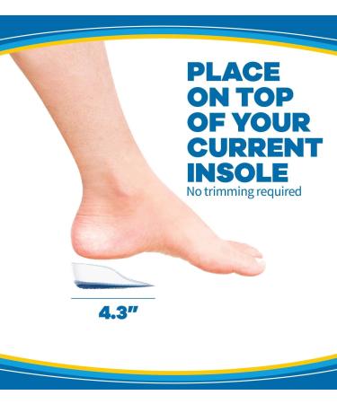 Dr. Scholl's Heel Cups with Massaging Gel - All-Day Shock Absorption for Heel Pain Relief - One Size - Buy Online on GoSupps.com